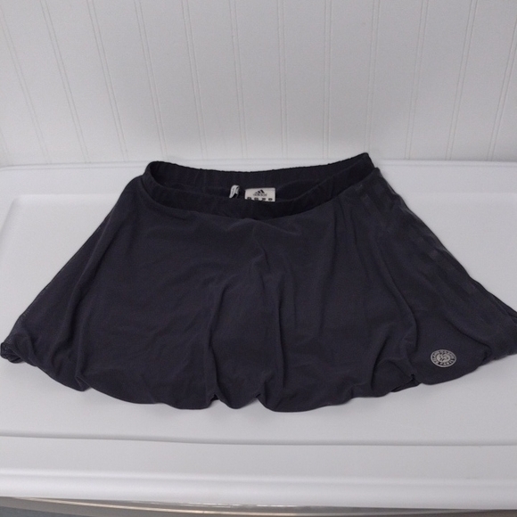 Roland Garros Paris Black Skater Mini Skirt Athletic Tenis - Picture 1 of 10